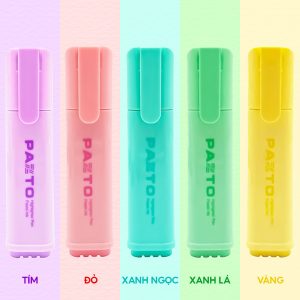 Bút Highlight 6 Màu Pastel, Mực Ra Đều, Đậm, Đánh Dấu Ghi Chú Nội Dung, Bút Dạ Quang, An Toàn Cho Trẻ Nhỏ