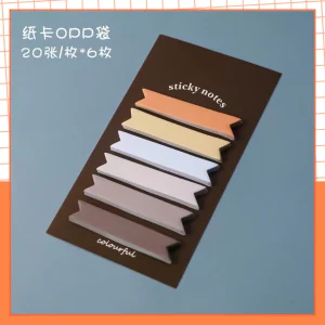 Set 120 Tờ Giấy Note Đánh Dấu, Giấy Ghi Chú Nhiều Màu Pastel - Văn Phòng Phẩm MEKI